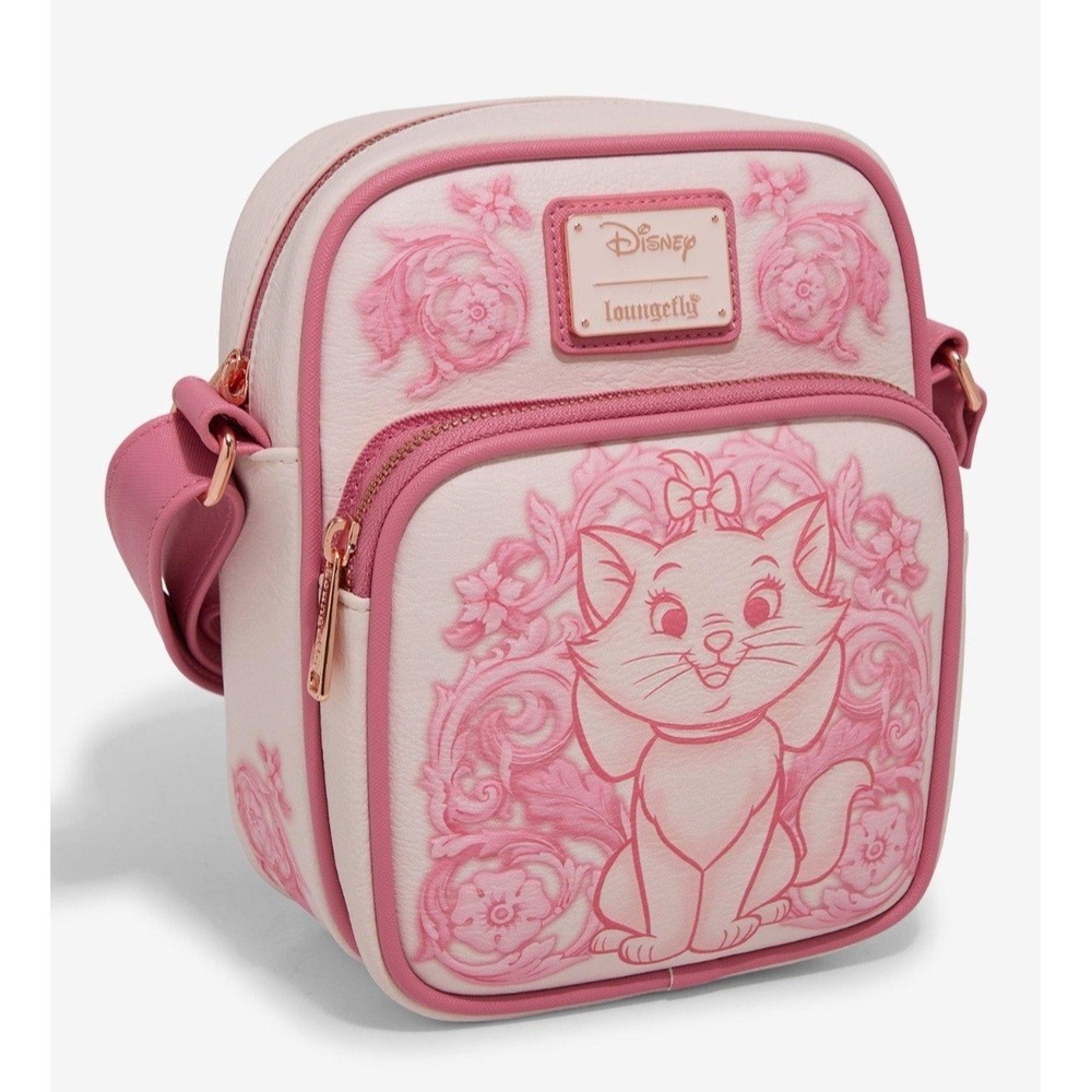 Loungefly Disney Aristocats Marie Tonal Craving Pink Crossbody Bag‎ NWT Sealed!